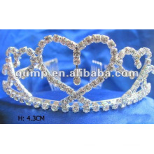 Tiara de couronne de mariage nuptiale (GWST12-231)